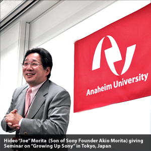 Hideo Morita Growing Up Sony Seminar